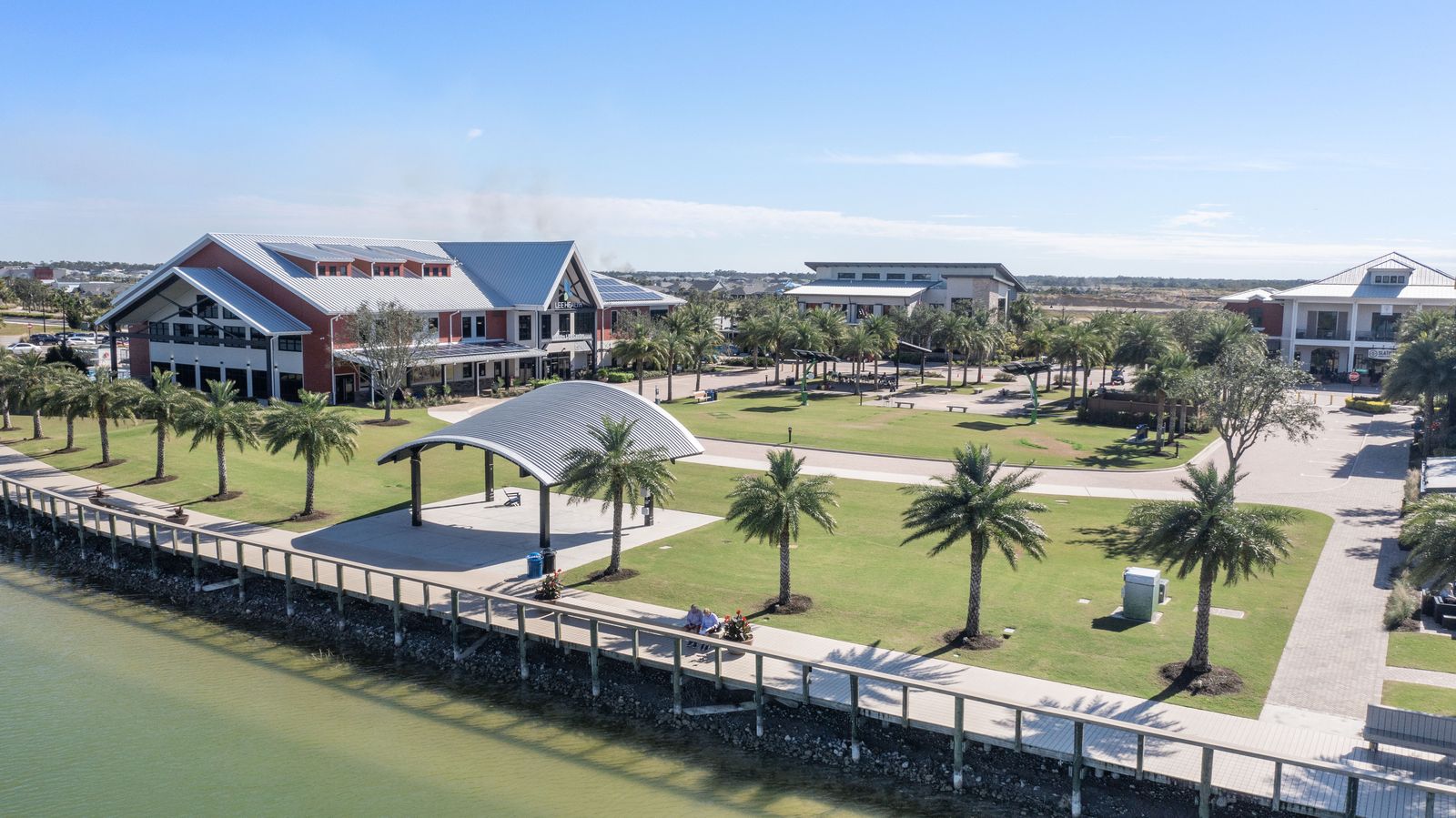 Aerial view of Babcock Ranch, Florida