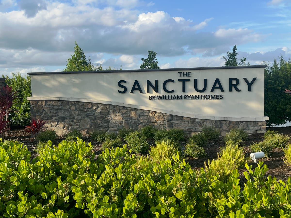 Entrance to The Sanctuary in Babcock Ranch