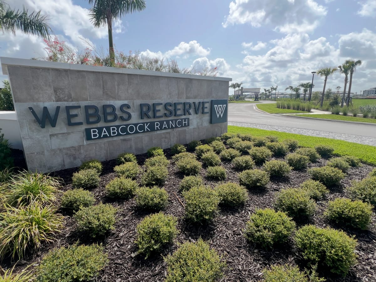Homes for sale in Webbs Reserve, Babcock Ranch